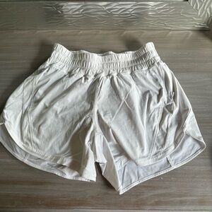 lululemon white track that short 3”
